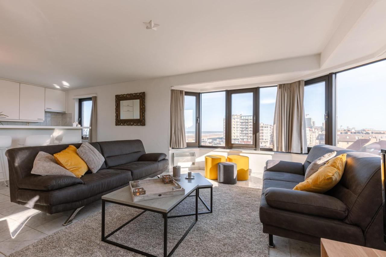 Huswell - Spacious & Modern Sea View Apartment With Garage Остенде Экстерьер фото