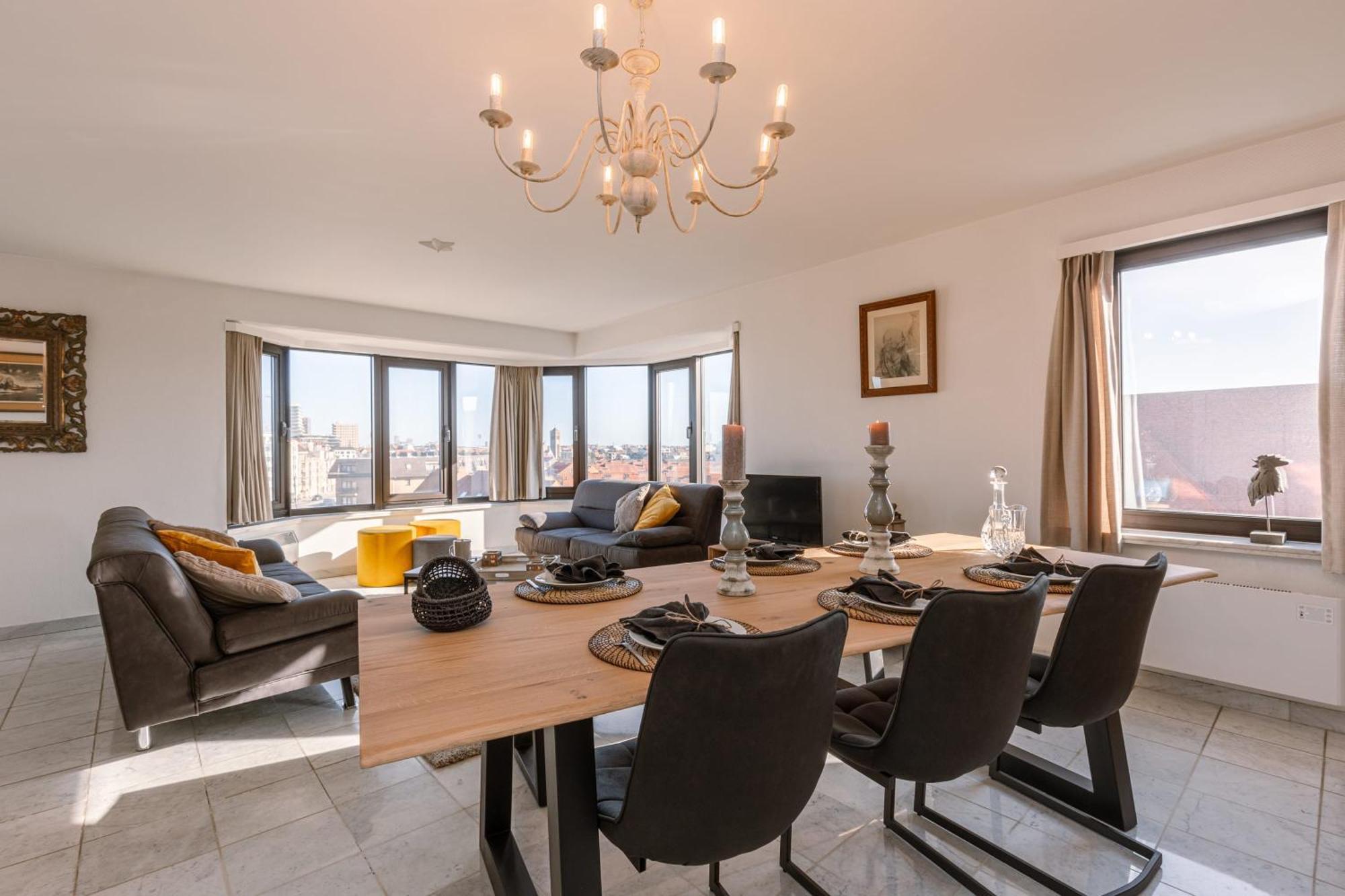 Huswell - Spacious & Modern Sea View Apartment With Garage Остенде Экстерьер фото